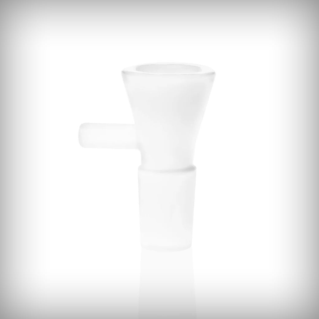 Prism 18mm bowl in White borosilicate glass