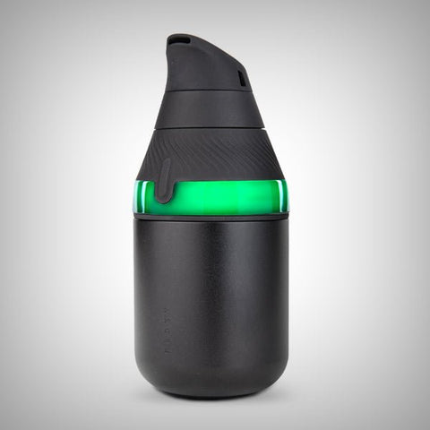 Puffco Proxy Core Kit portable vaporizer in black with illuminated green light band