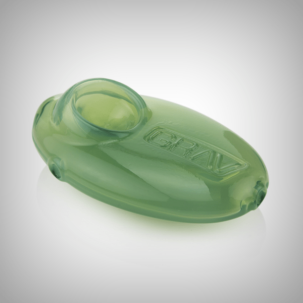 Sandblasted GRAV Pebble Spoon Pipe with textured finish