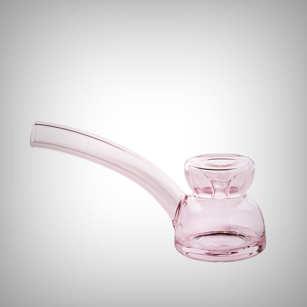 Side view of pink NWTN Home Vesper Hand Pipe