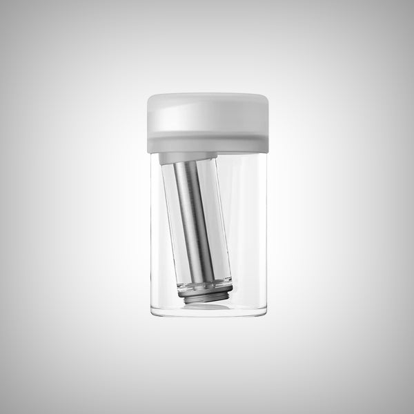 Silver Honest Capsule Water Pipe collapsed for compact storage
