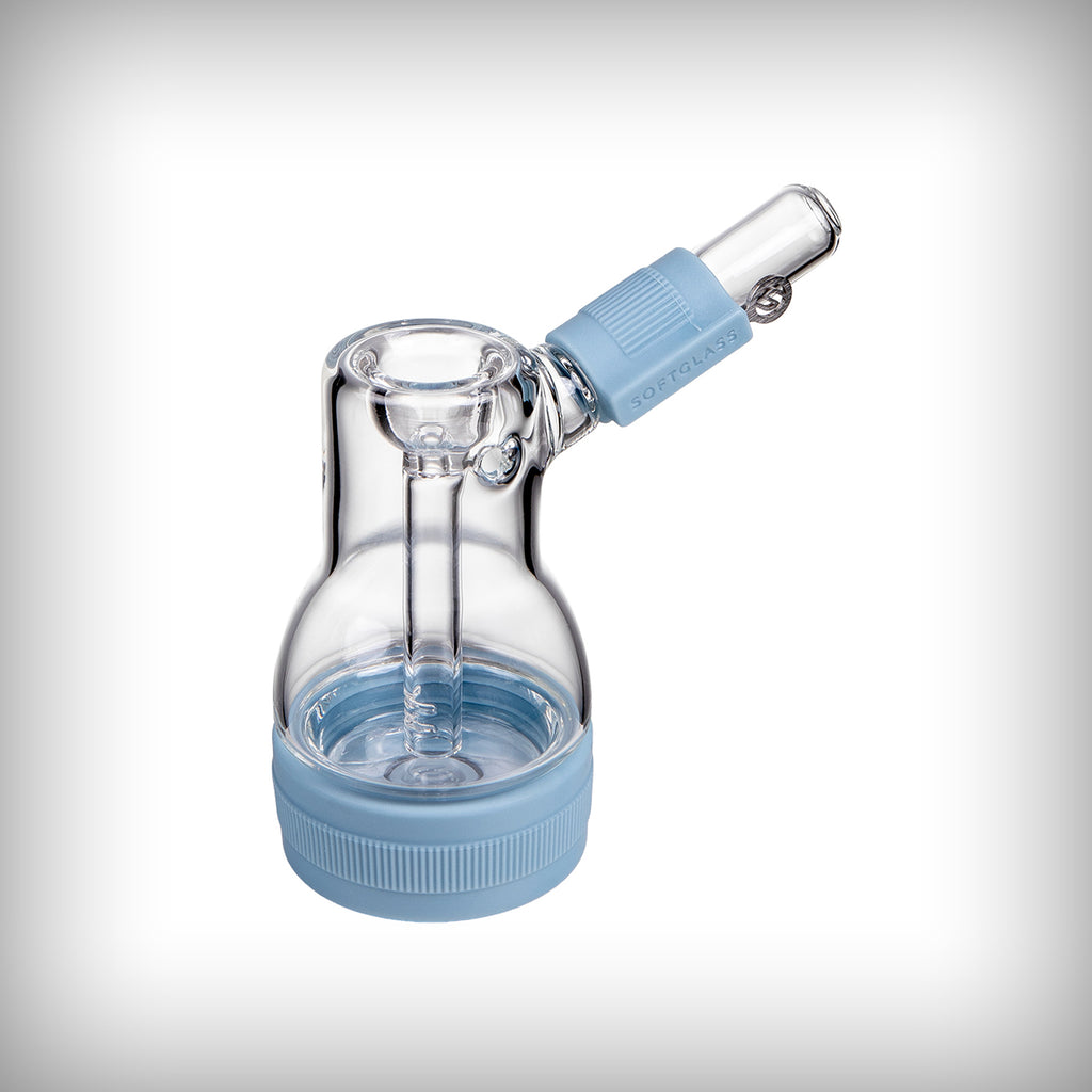 Softglass Core Bubbler with glass body and silicone base