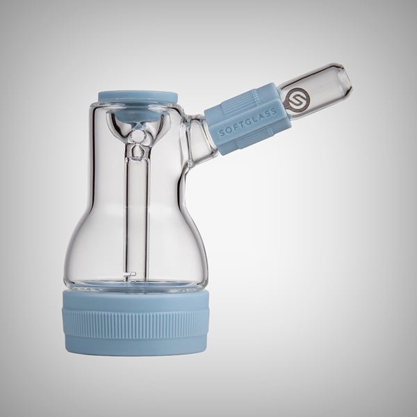 Softglass Core Bubbler with included metal tool and cover