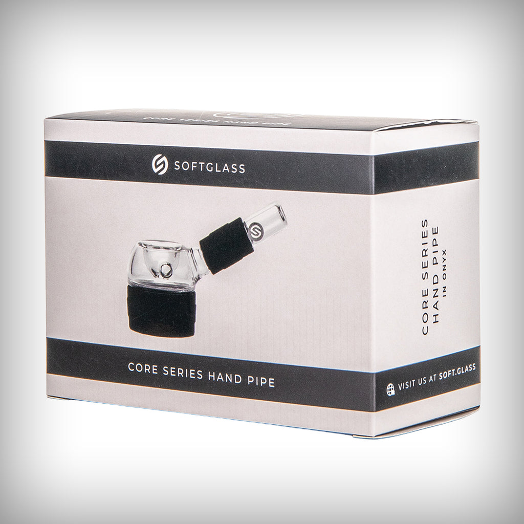 Softglass Core Hand Pipe Onyx retail packaging front