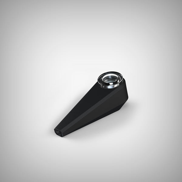 Softglass Pier Bubbler travel-friendly water pipe with silicone cover