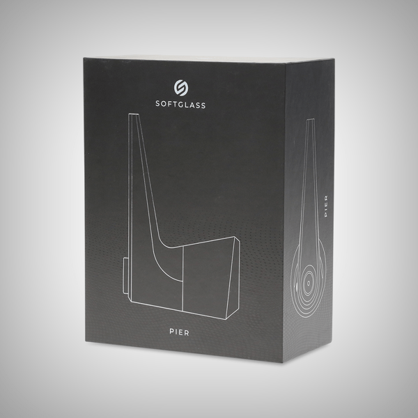 Softglass Pier hybrid silicone and glass bubbler