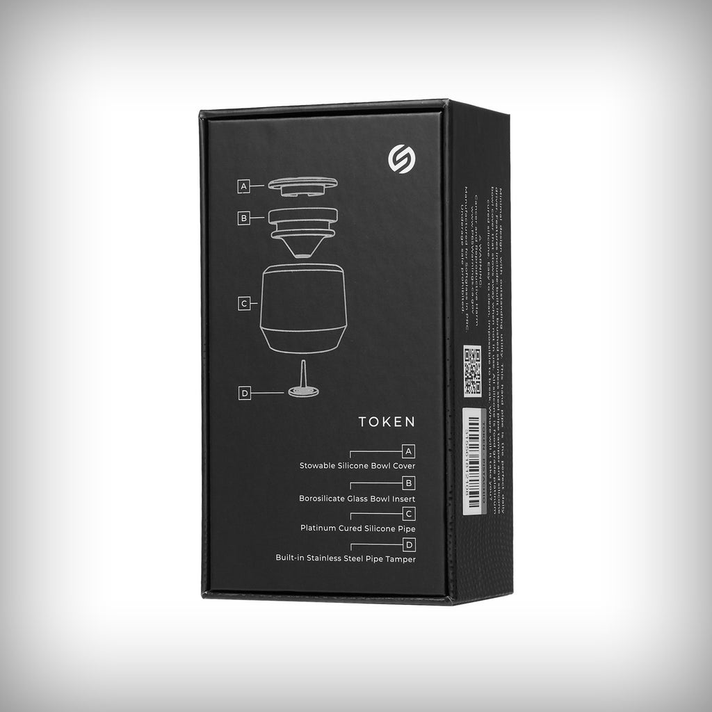 Softglass Token Hand Pipe retail packaging