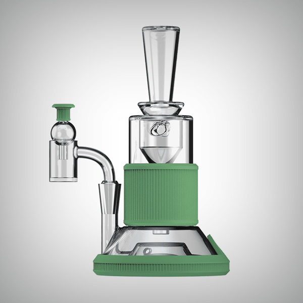 Softglass silicone dab rig with ball perc