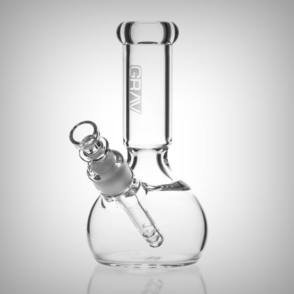 Stable round base glass water pipe by GRAV