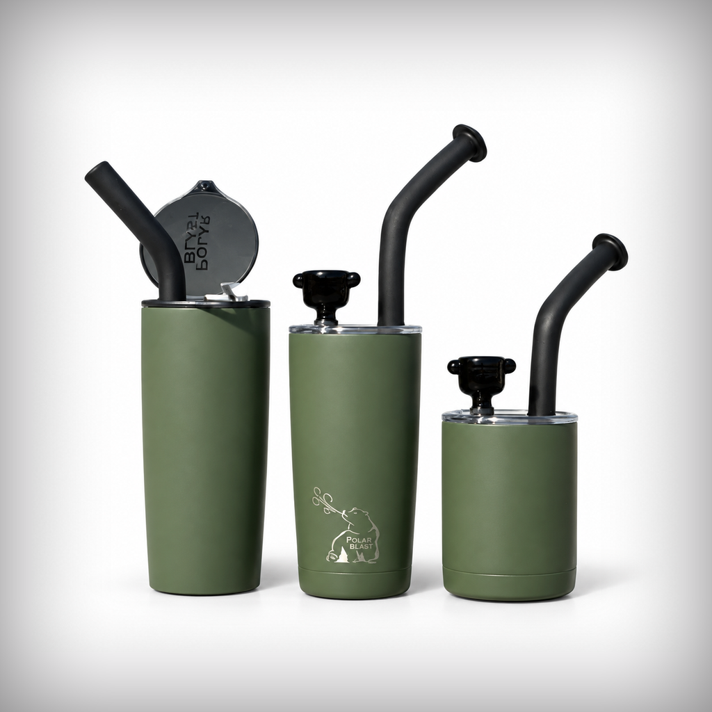 The Shield by Polar Blast Incognito, OG, and Micro OD Green variants together