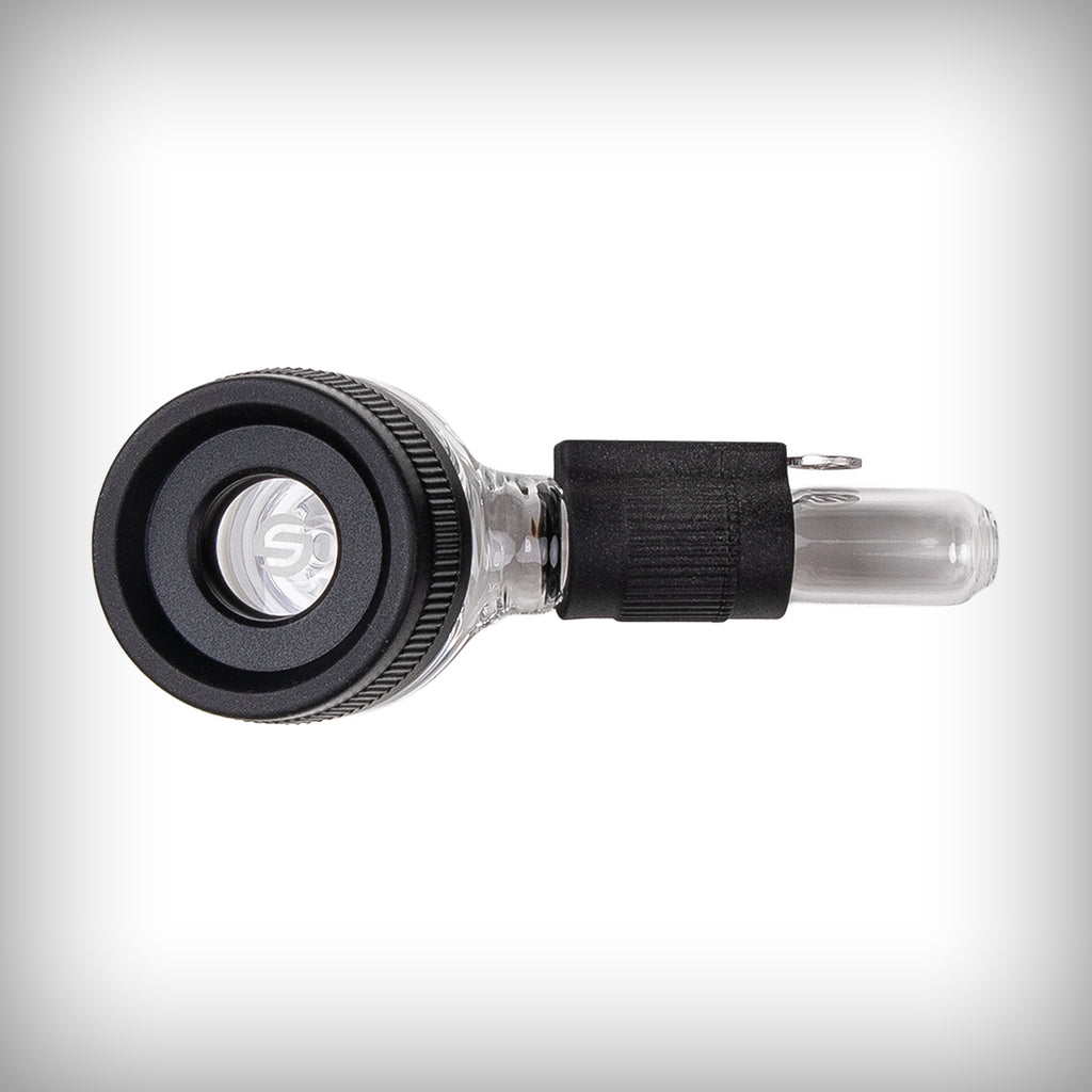 Underside view of Onyx Softglass Core Hand Pipe silicone foot