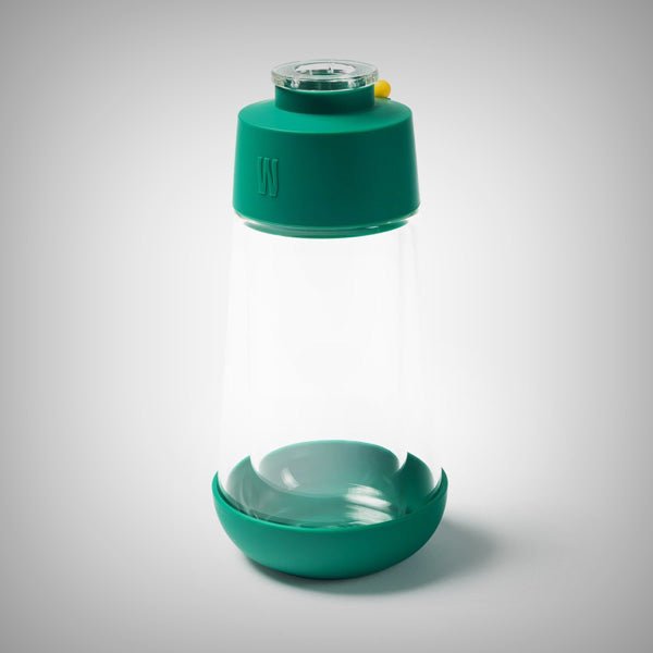 Weday glass gravity bong featuring removable modular components