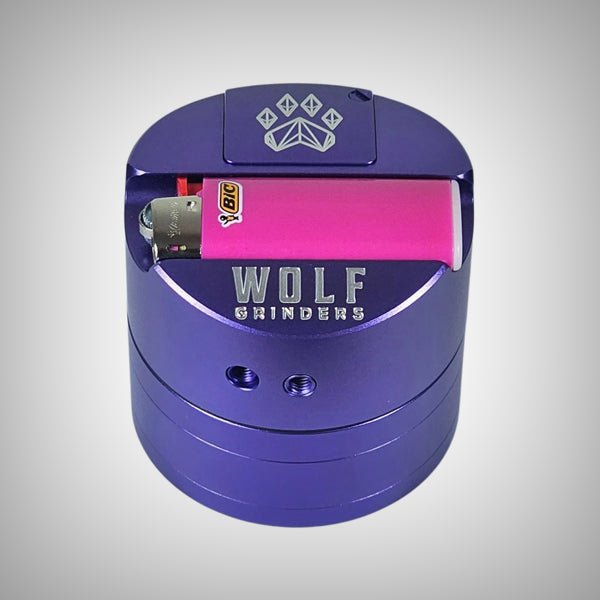 Wolf Grinders Combo Crusher travel-ready grinder and pipe combo