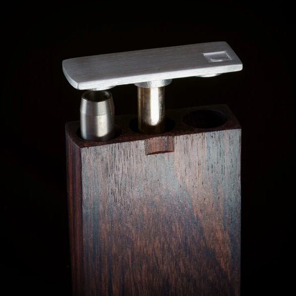 Wood dugout with child-safe aluminum lid