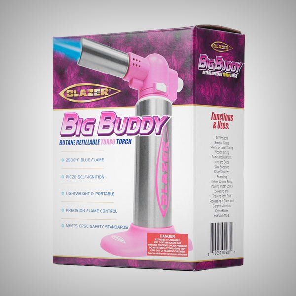 Big Buddy Turbo Torch | 2500°F Adjustable Butane Torch by Blazer | Accessories | 421Store online smoke shop