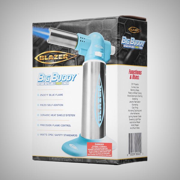 Big Buddy Turbo Torch | 2500°F Adjustable Butane Torch by Blazer | Accessories | 421Store online smoke shop