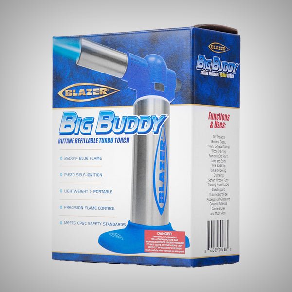 Big Buddy Turbo Torch | 2500°F Adjustable Butane Torch by Blazer | Accessories | 421Store online smoke shop