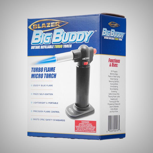 Big Buddy Turbo Torch | 2500°F Adjustable Butane Torch by Blazer | Accessories | 421Store online smoke shop