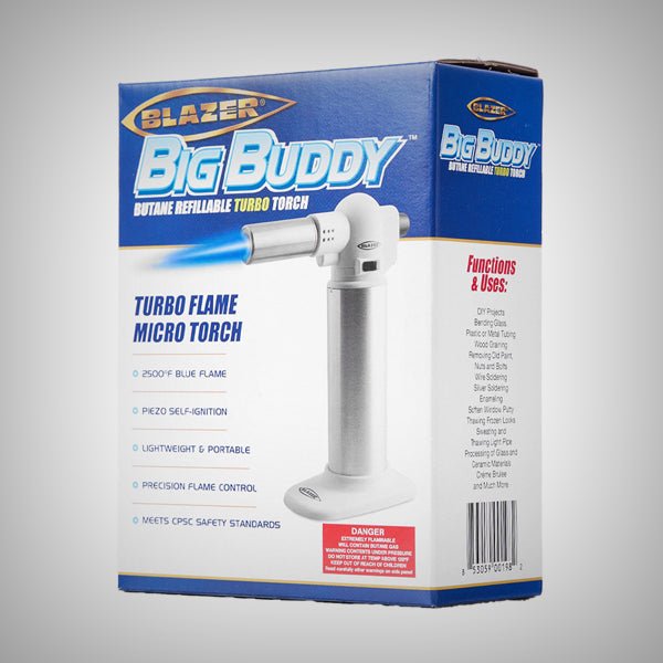 Big Buddy Turbo Torch | 2500°F Adjustable Butane Torch by Blazer | Accessories | 421Store online smoke shop