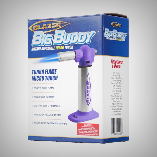 Big Buddy Turbo Torch | 2500°F Adjustable Butane Torch by Blazer | Accessories | 421Store online smoke shop