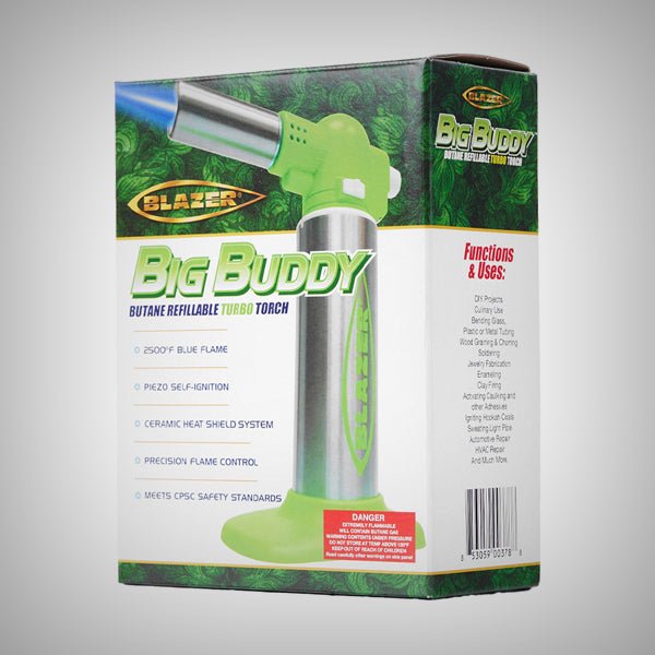 Big Buddy Turbo Torch | 2500°F Adjustable Butane Torch by Blazer | Accessories | 421Store online smoke shop