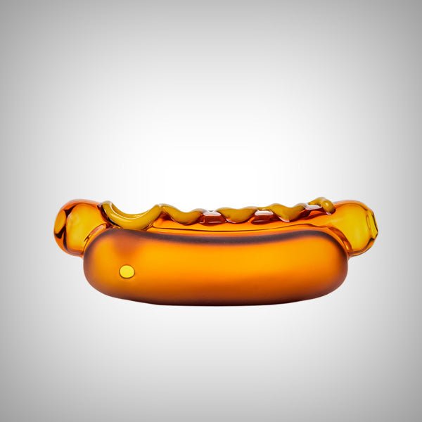 BIGFUN! Glizzy Hot Dog Hand Pipe | Borosilicate Glass by BIGFUN! | Bongs & Waterpipes | 421Store online smoke shop