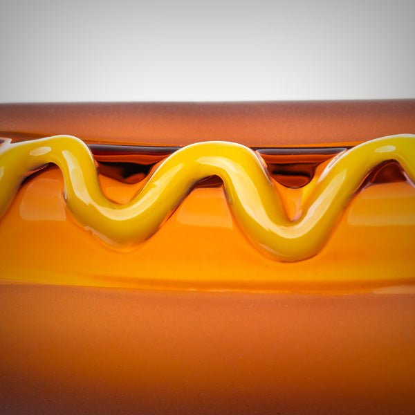 BIGFUN! Glizzy Hot Dog Hand Pipe | Borosilicate Glass by BIGFUN! | Bongs & Waterpipes | 421Store online smoke shop
