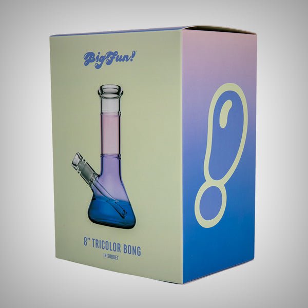 BIGFUN! Tricolor Bong – Durable 5mm Glass Water Pipe by BIGFUN! | Bongs & Waterpipes | 421Store online smoke shop