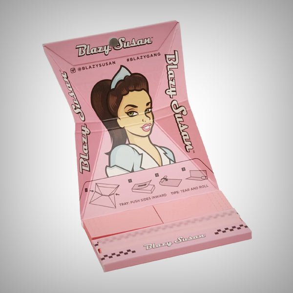 Blazy Susan's Pink Rolling Papers by Blazy Susan | Pre - Rolls | 421Store online smoke shop
