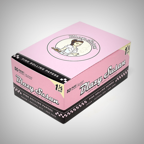 Blazy Susan's Pink Rolling Papers by Blazy Susan | Pre - Rolls | 421Store online smoke shop
