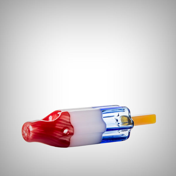 Popsicle-shaped BIGFUN! glass hand pipe