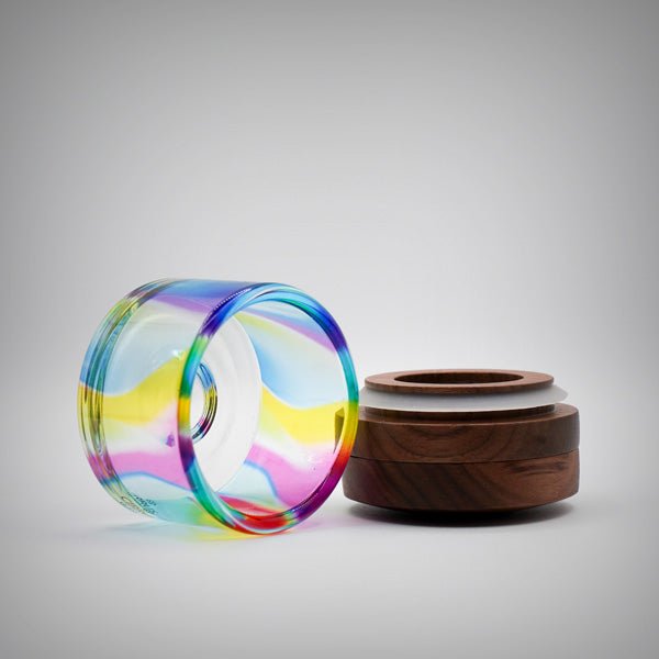 Cirrus Glass Grinder – 2.5” Premium Glass & Walnut Grinder (3 Styles) by Cirrus Glass | Smoking Accessories | 421Store online smoke shop