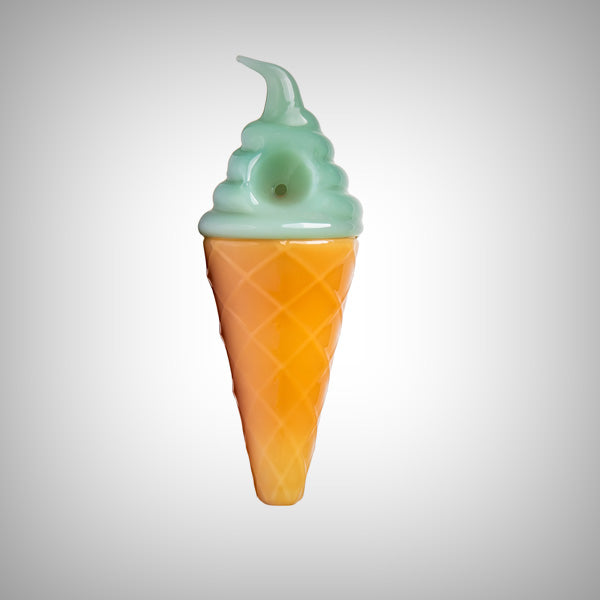 Compact 4.5-inch Ice Cream Hand Pipe by BIGFUN!
