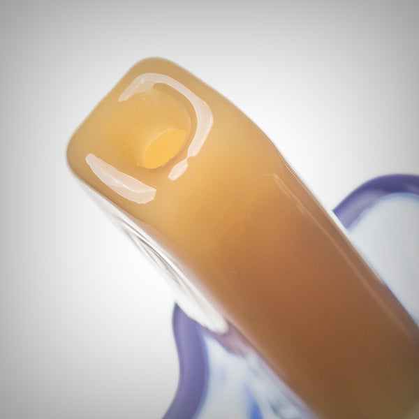 Red, white, and blue BIGFUN! Pipesicle glass hand pipe