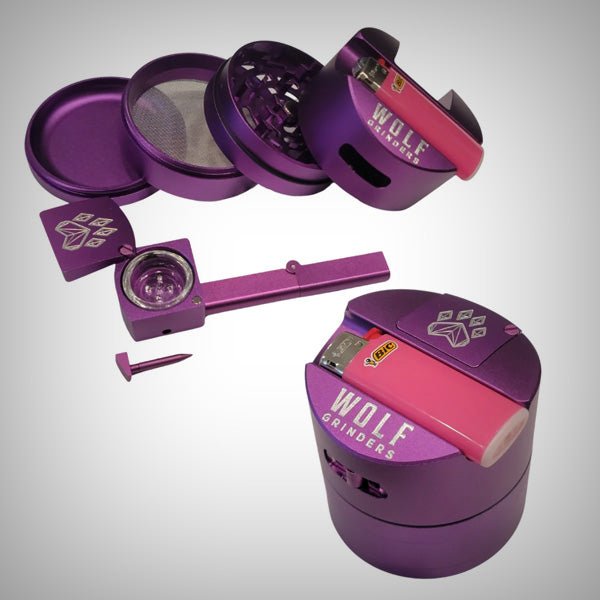 all in one grinder pipe combo crusher aluminum design
