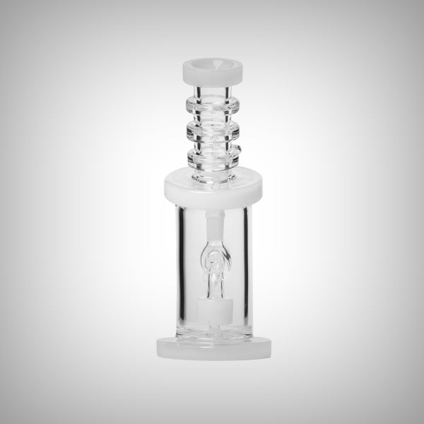 compact dab rig bent neck design splash resistant