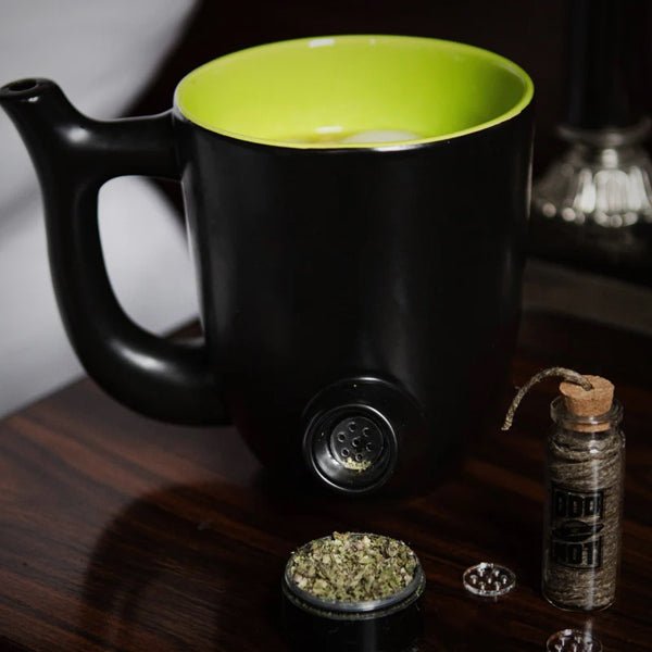 Filtered Wake and Bake Pipe Mug from Oddnot by Oddnot | Home Goods | 421Store online smoke shop