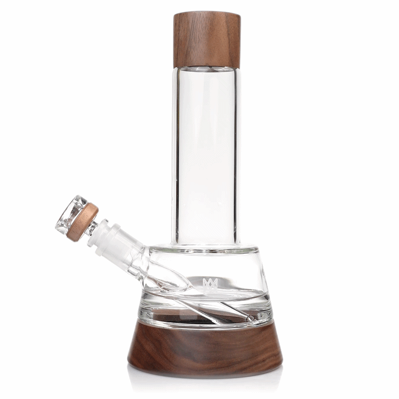 MJ Arsenal Alpine Lookout Water Pipe with Walnut Accents