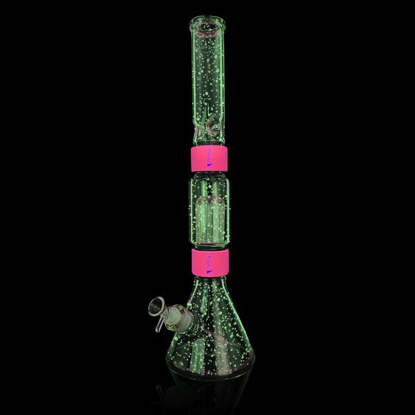 Glow Beaker Single Stack/double stack from Prism Waterpipes by Prism Waterpipes | glass bongs | 421Store online smoke shop