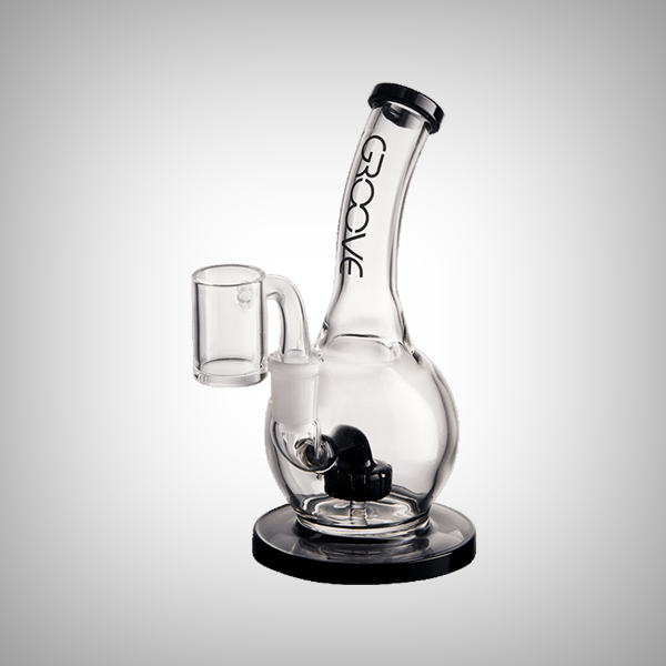 7 Groove Bubbler With Base Water Pipe
