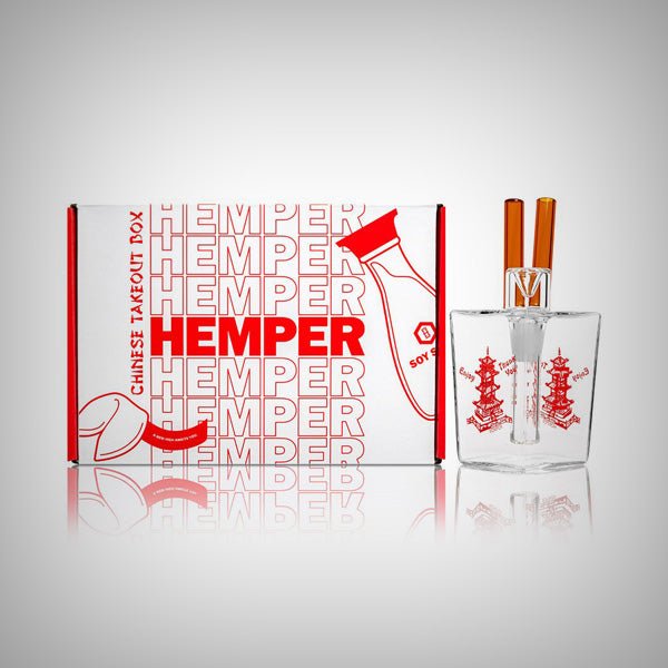 HEMPER Chinese Takeout Water Pipe – 6-Inch & 9-Inch XL by Hemper | Bongs & Waterpipes | 421Store online smoke shop