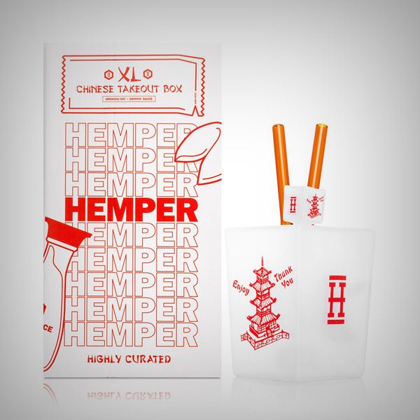 HEMPER Chinese Takeout Water Pipe – 6-Inch & 9-Inch XL by Hemper | Bongs & Waterpipes | 421Store online smoke shop