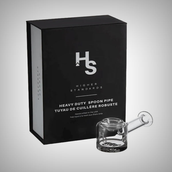 Higher Standards Heavy Duty Spoon Pipe by Higher Standards | Glass Pipes | 421Store online smoke shop