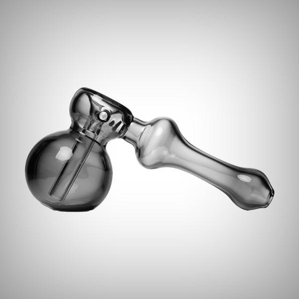 Handmade borosilicate glass hammer bubbler by Human Grade