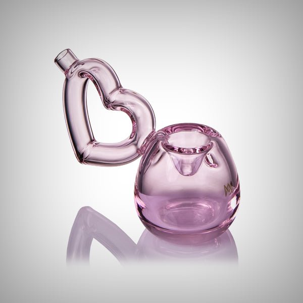 Love Handle Hand Pipe by MJ Arsenal – Valentine’s Collection 2026 by MJ Arsenal | Waterpipes | 421Store online smoke shop