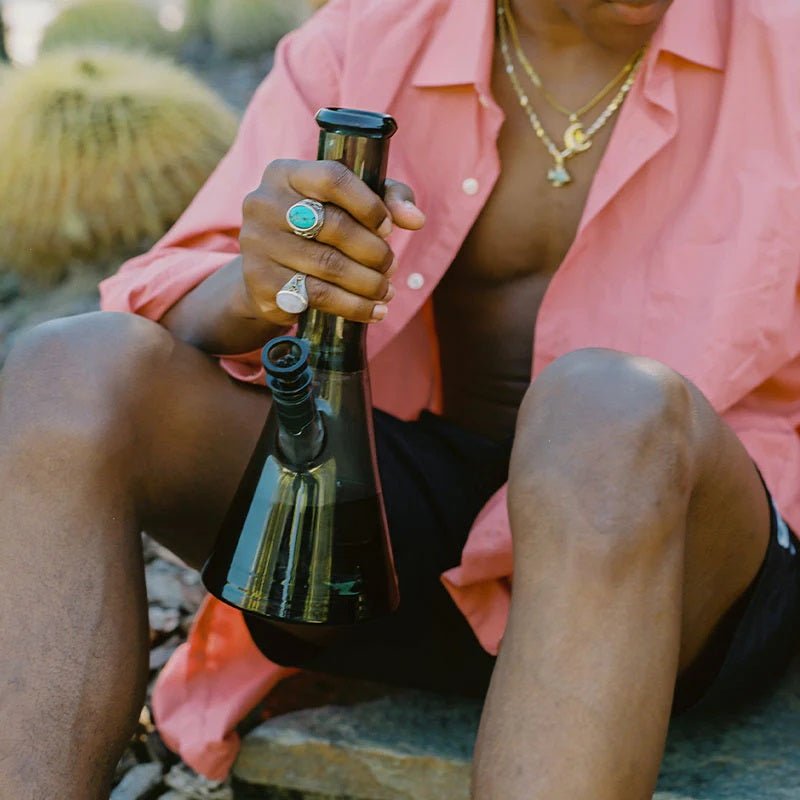 Marley Natural Smoked Glass Water Pipe by Marley Natural | Bongs & Waterpipes | 421Store online smoke shop