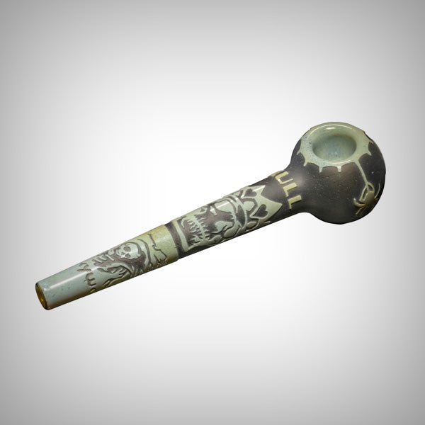 Milkyway Skull Emperor Hand Pipe – Detailed Glass Skull Pipe by Milkyway | Pipes & Blunts | 421Store online smoke shop