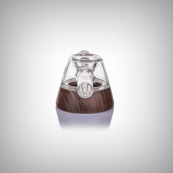 MJ Arsenal Base Camp Hand Pipe – Glass & Walnut Design by MJ Arsenal | Glass Pipes | 421Store online smoke shop