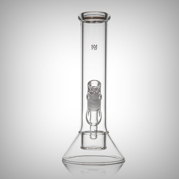 Angled view of the MJ Arsenal Laguna glass bong