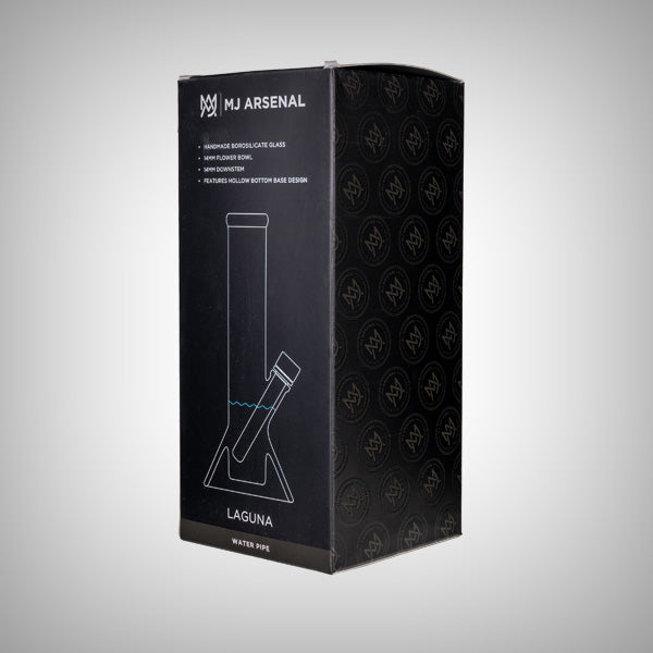 Clear borosilicate glass MJ Arsenal Laguna water pipe